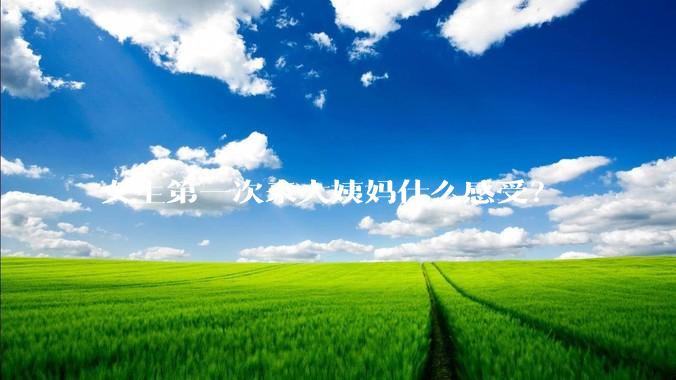 女生第一次来大姨妈什么感受？
