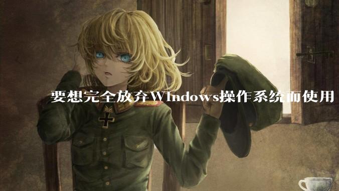 要想完全放弃Windows操作系统而使用 Linux需要多少勇气？